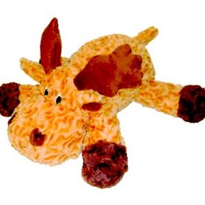Patchwork Pet Swirl Moose 8Inch Squeak Toy For Dogs